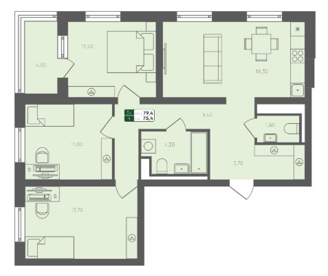 Планировка Пушкино