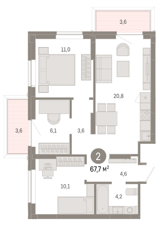 Планировка Кварталы Драверта