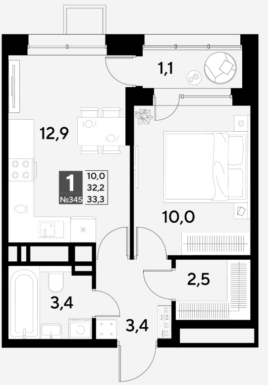 Планировка Снегири
