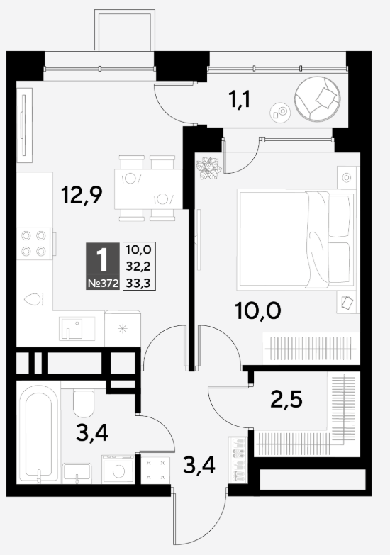 Планировка Снегири