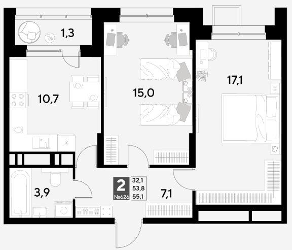 Планировка Снегири