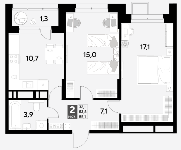 Планировка Снегири