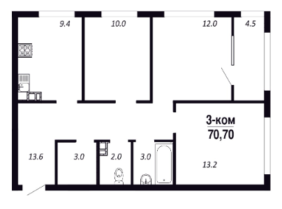 Планировка ПАРК-квартал Королёв