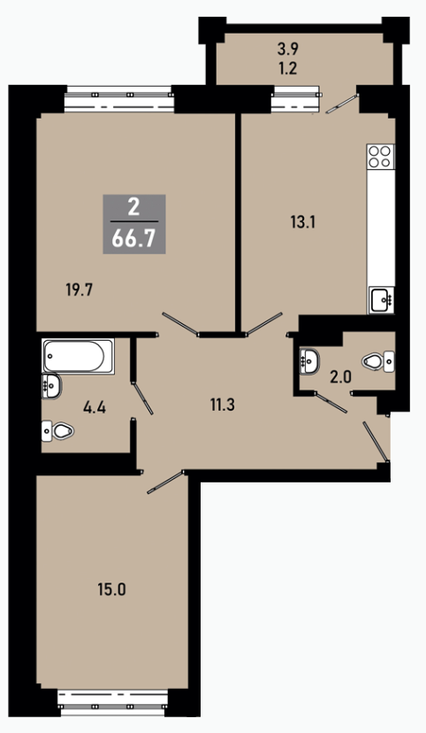 Планировка Гармония