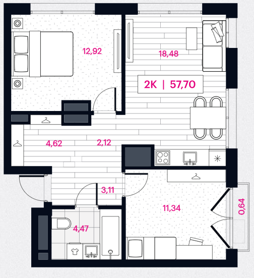 Планировка Пушкина 77