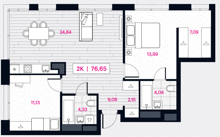 Планировка Пушкина 77