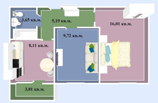Планировка Успех