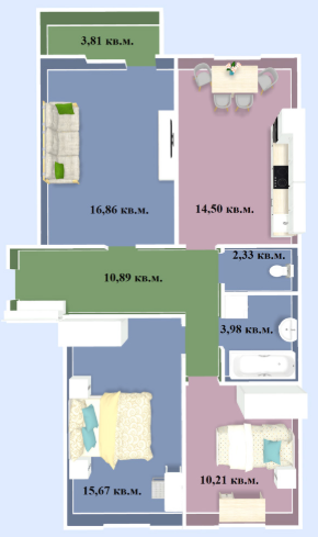 Планировка Успех