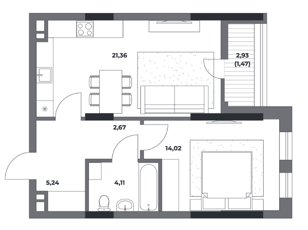 Планировка Клубный дом на Пушкина