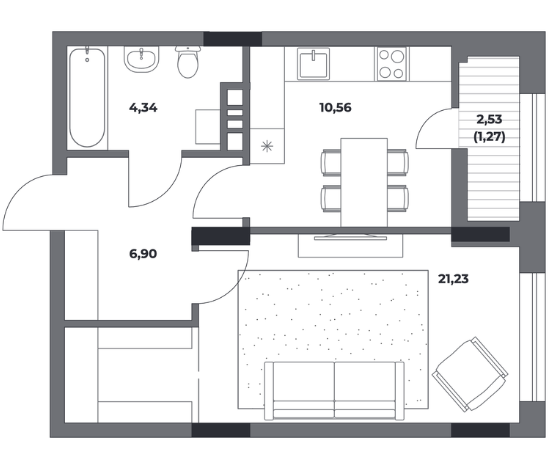 Планировка Клубный дом на Пушкина