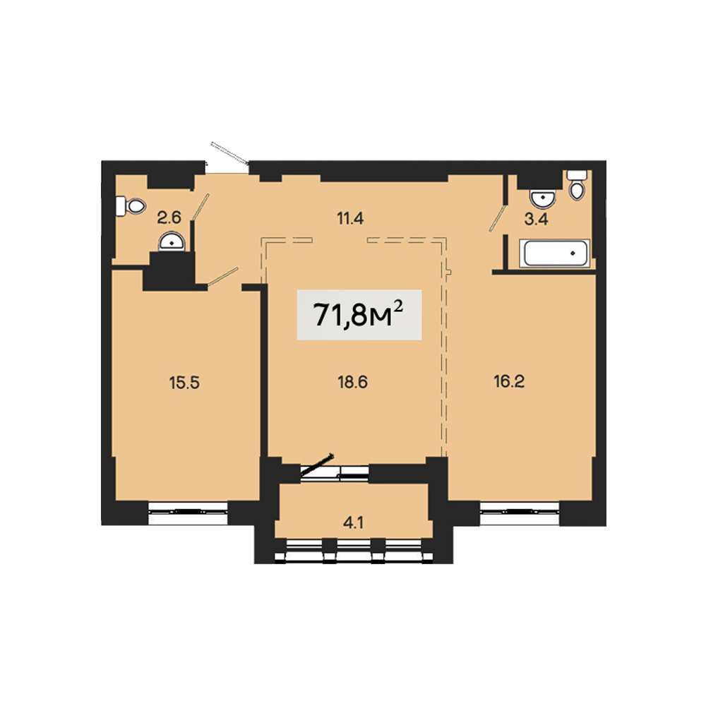 Планировка Золотой Парус