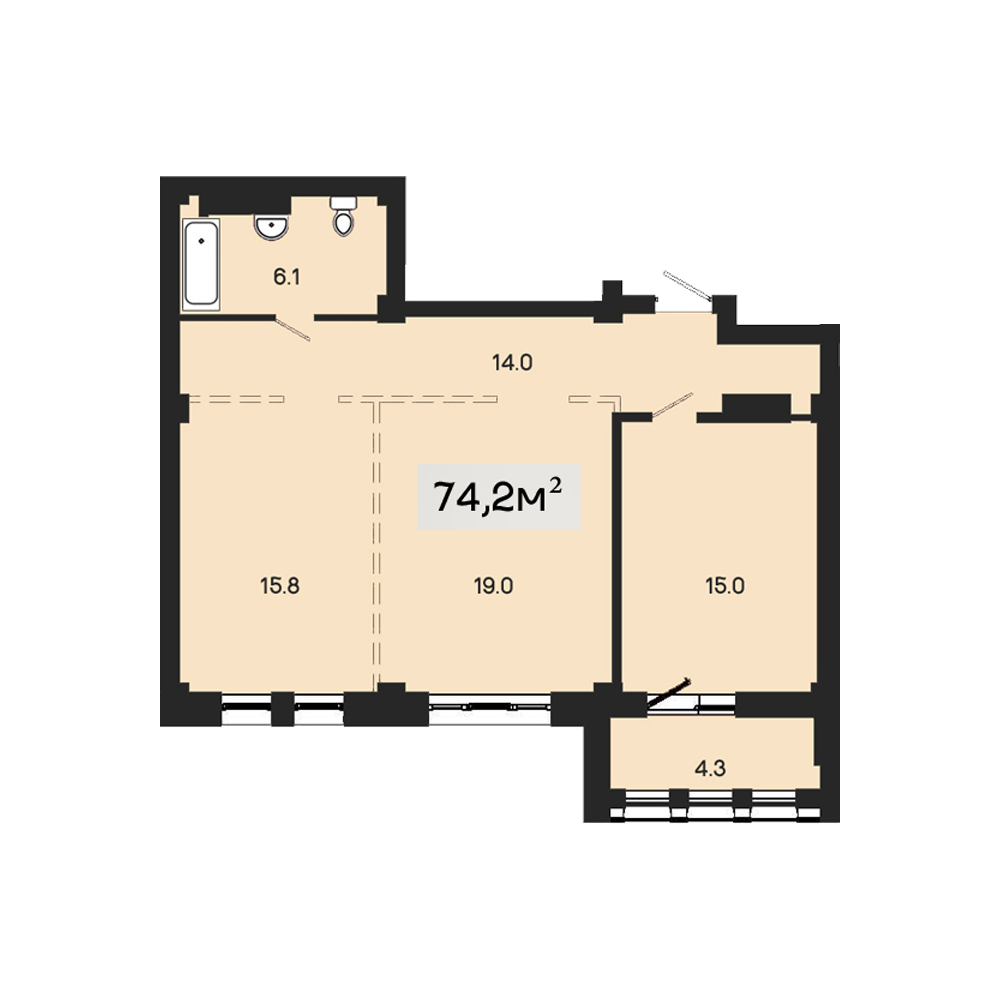 Планировка Золотой Парус