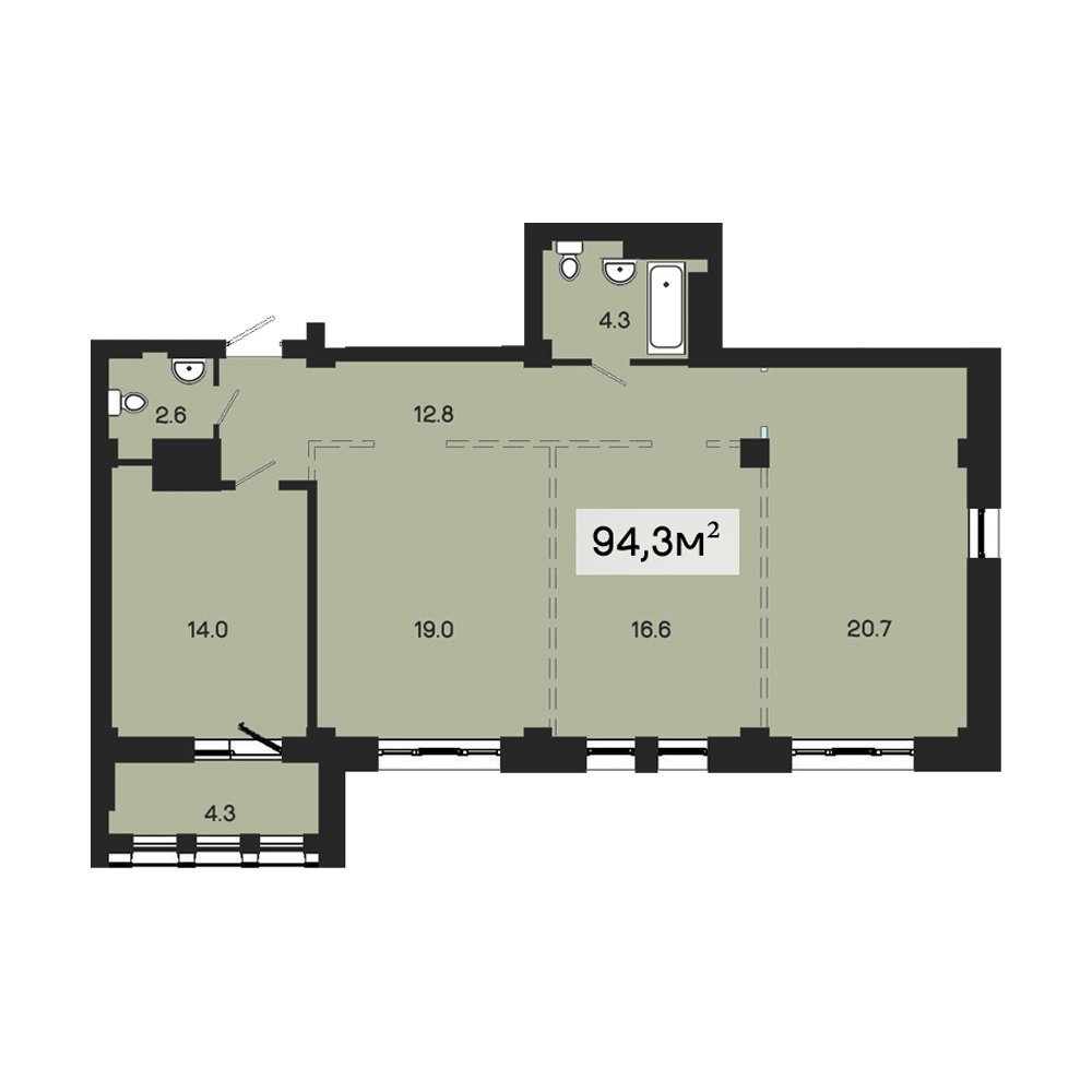 Планировка Золотой Парус