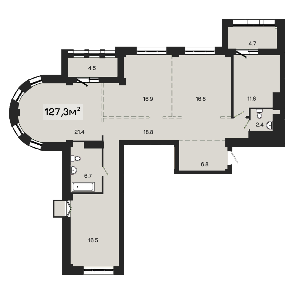 Планировка Золотой Парус