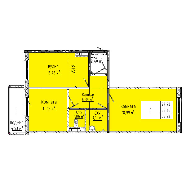 Планировка Дом на 3-й Любинской