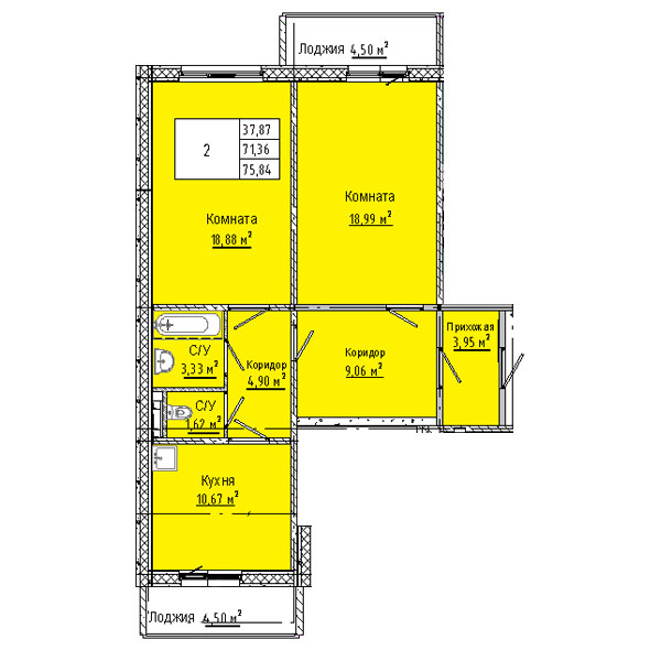 Планировка Дом на 3-й Любинской