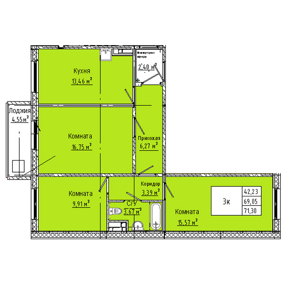 Планировка Дом на 3-й Любинской