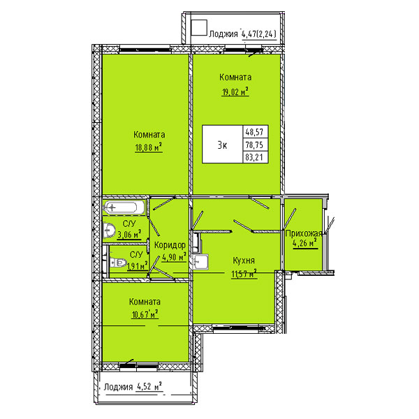 Планировка Дом на 3-й Любинской