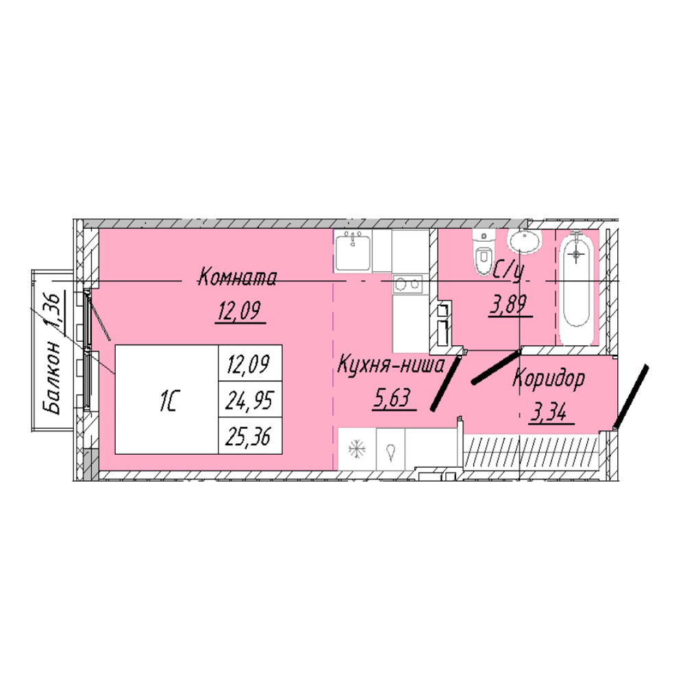 Планировка Дом на 2-й Дачной
