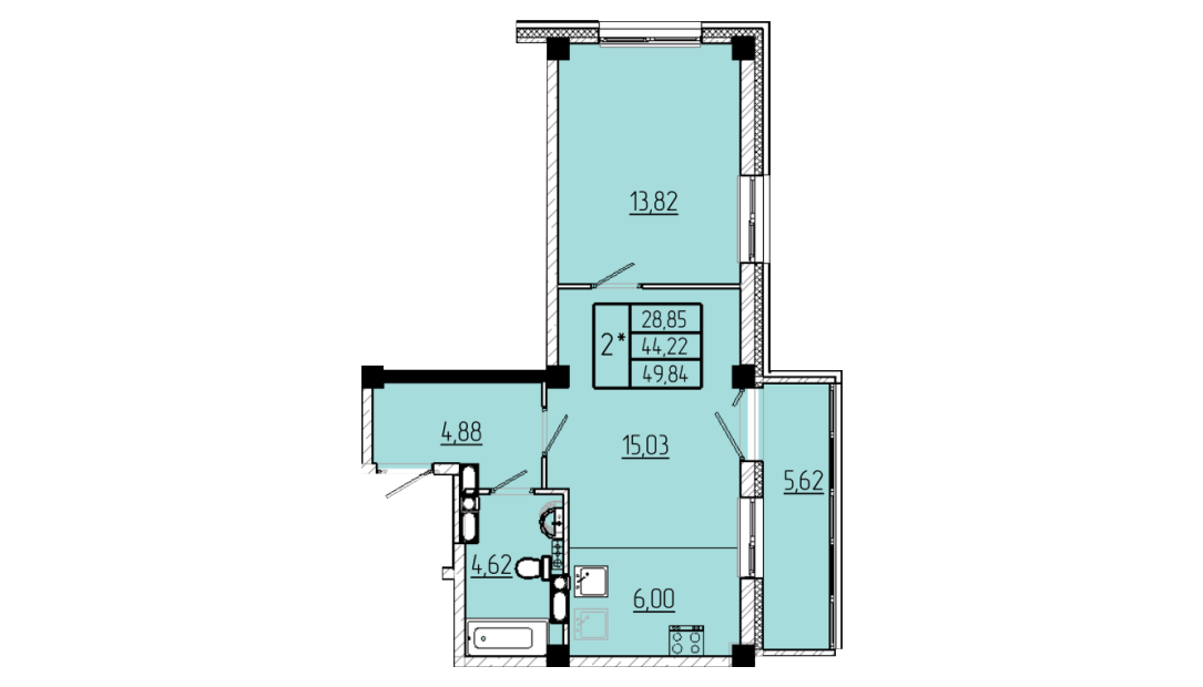 Планировка Волгоградская Звезда
