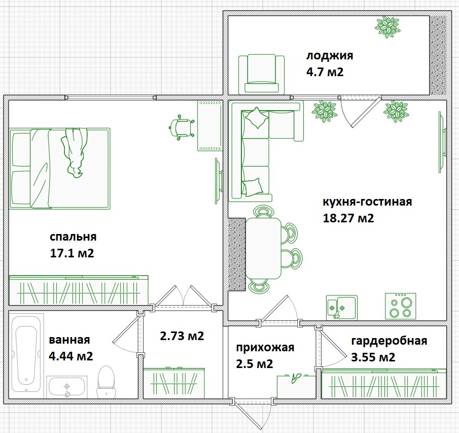 Планировка Регата