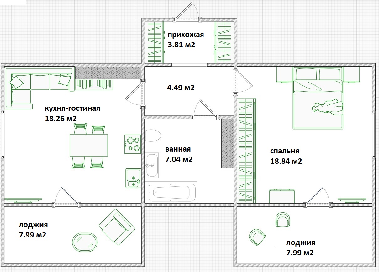 Планировка Регата