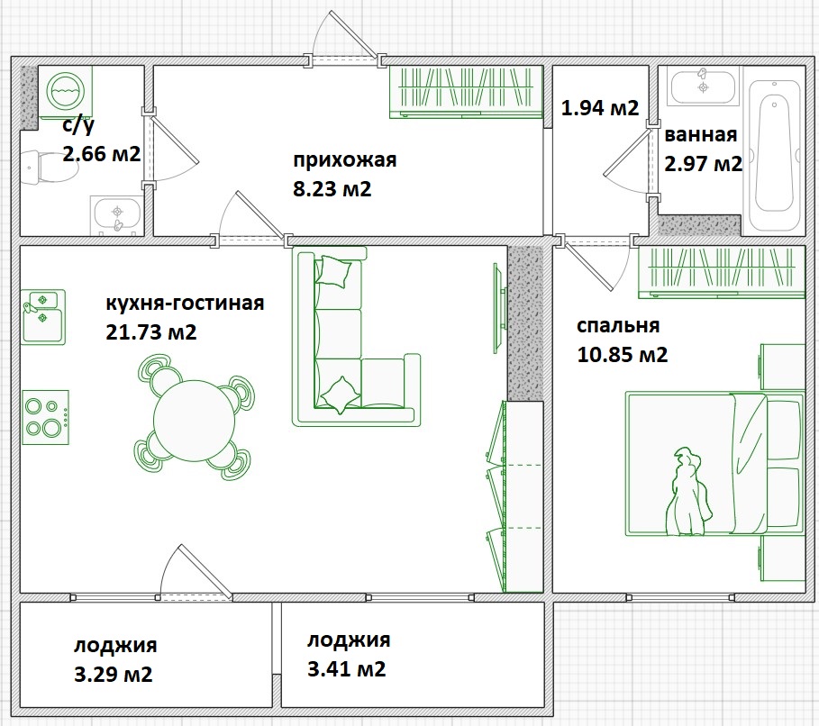 Планировка Регата