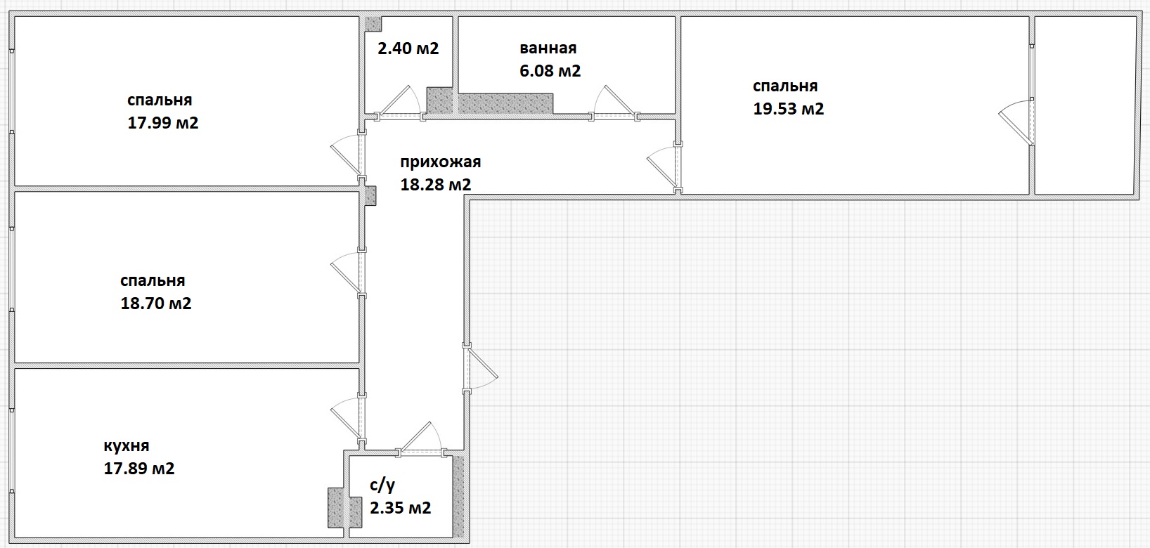Планировка Миллениум