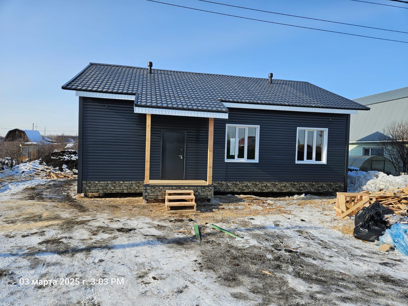 Дом с 3 спальнями 86 кв.м