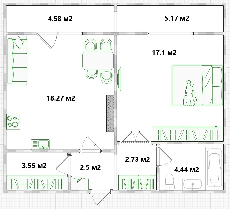 Планировка На Омской