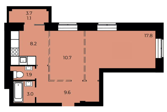 Планировка Квартал 33
