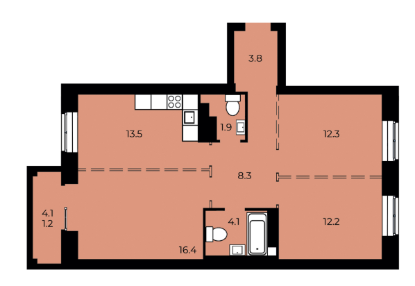 Планировка Квартал 33