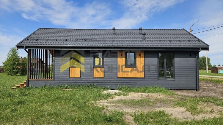 Дом, 90м², 10 соток, 1 этаж, 3 комн., стены: Сэндвич-панели миниатюра 9