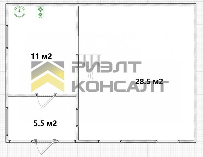 Дом, 45м², 5.90 соток, 1 этаж, 1 комн., стены: Брус миниатюра 22