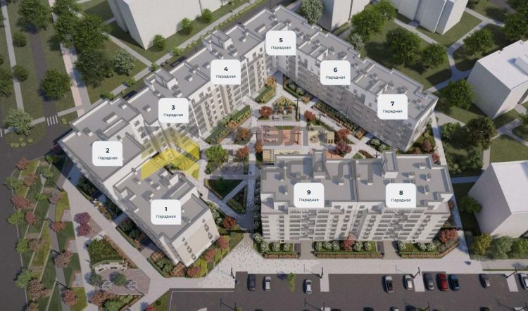 Студия, Новостройка, 28.73м², 4/7 этаж миниатюра 6