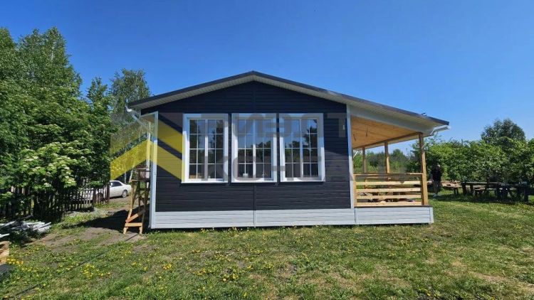 Дом, 58.50м², 5 соток, 1 этаж, 2 комн., стены: Экспериментальные материалы