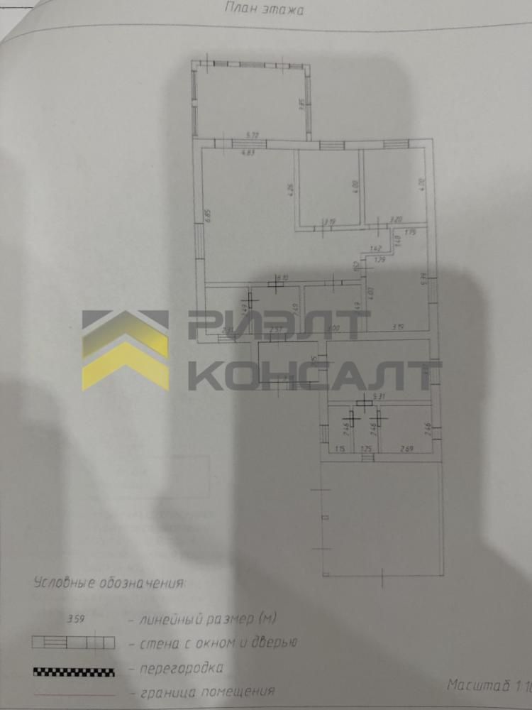 Дом, 180.80м², 11.10 соток, 1 этаж, 3 комн., стены: Кирпич миниатюра 23
