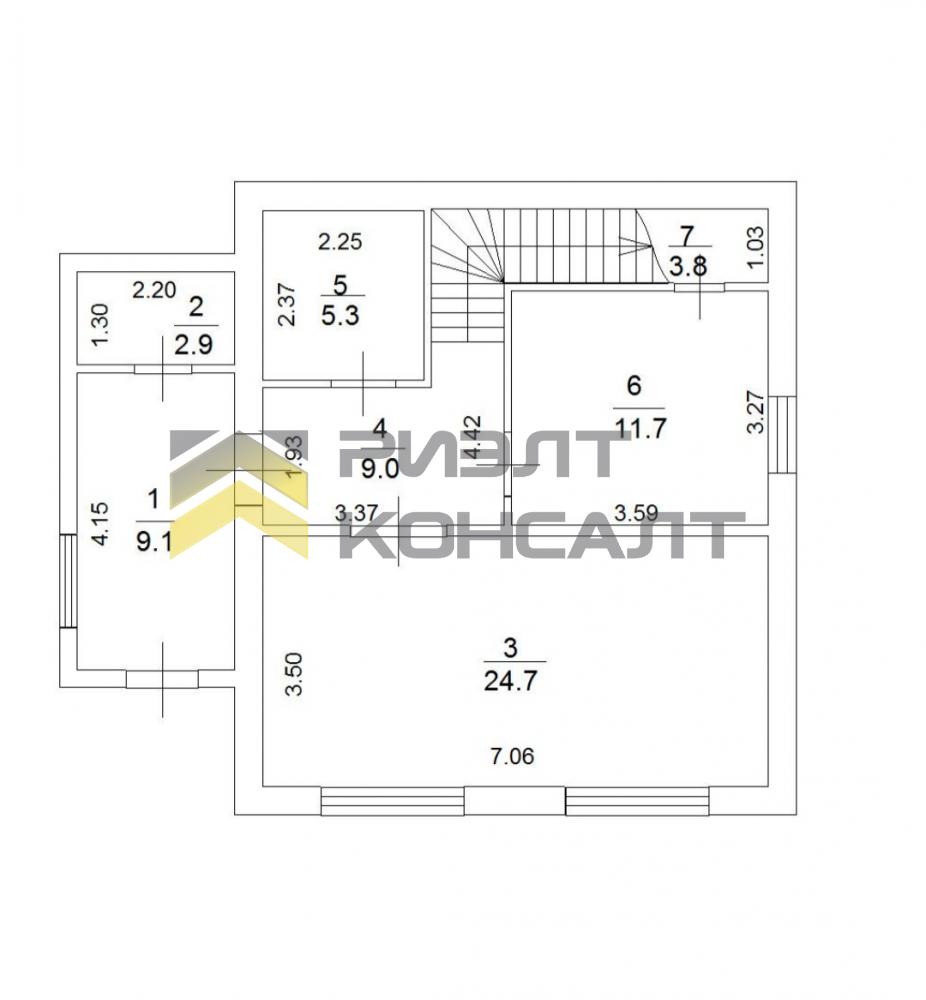 Дом, 112м², 10 соток, 2 этажа, 5 комн., стены: Кирпич миниатюра 37