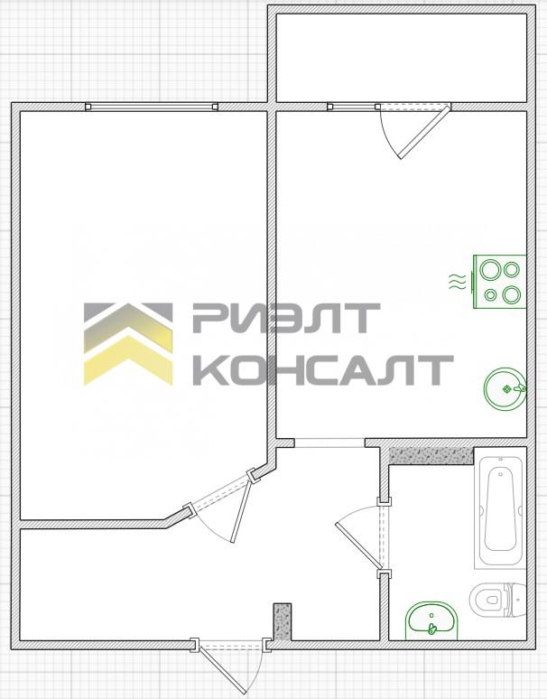 1-комн. квартира, Вторичка, 40м², 16/19 этаж миниатюра 16